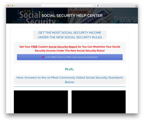 Theme WordPress Bizbuzz - yoursocialsecurityanswers.com