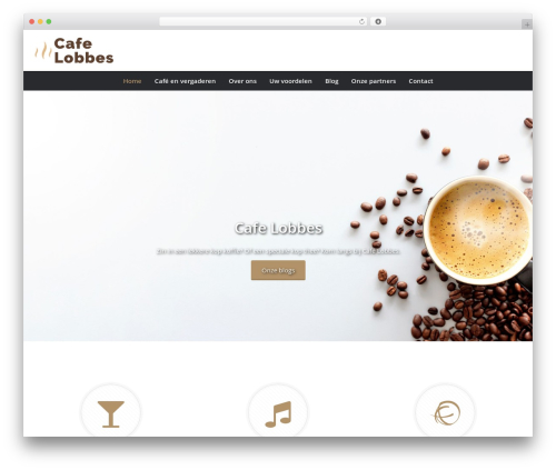 theme001 WordPress theme - cafe-lobbes.nl