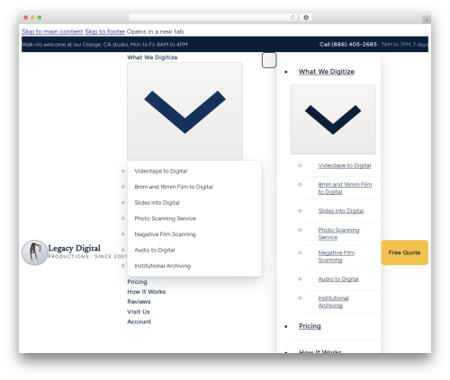 WordPress theme Bricks - legacydigital.net