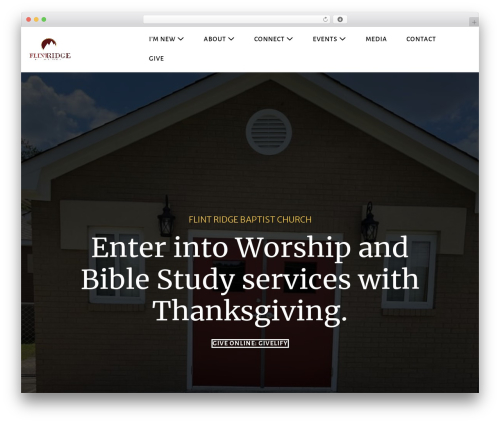 WordPress theme Page Builder Framework - flintridgebc.org