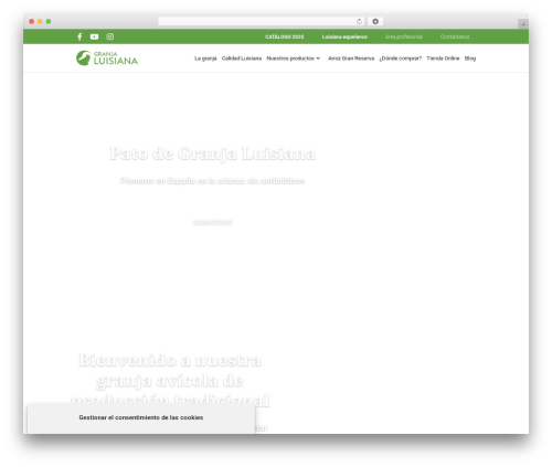 WordPress theme Divi - granjaluisiana.com