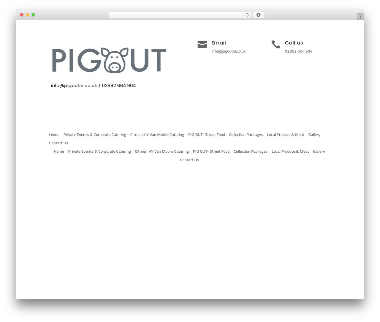 WordPress theme Divi - pigoutni.co.uk