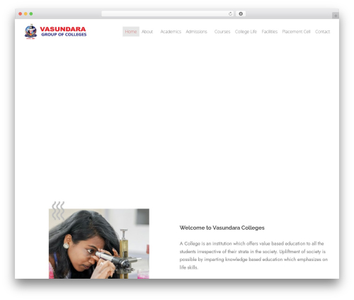 Gallery showcase pro WordPress plugin - vasundaracolleges.com