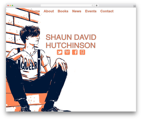 WordPress theme Webify - shaundavidhutchinson.com