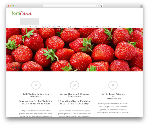 Asteria Lite landscaping WordPress theme - horticana.ca