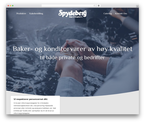 Woopack WordPress plugin - spydebergbakeri.no