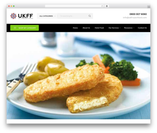 Farmart WP theme - ukfrozenfood.com