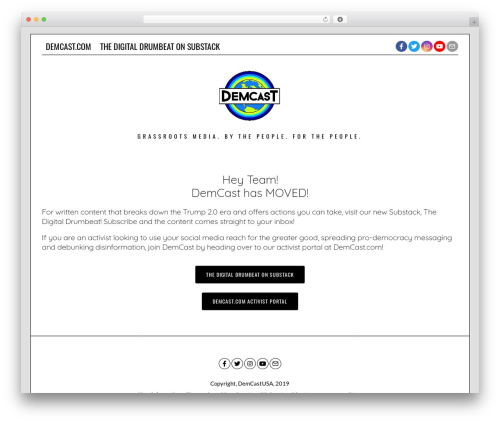 Fox framework WordPress plugin - demcastusa.com