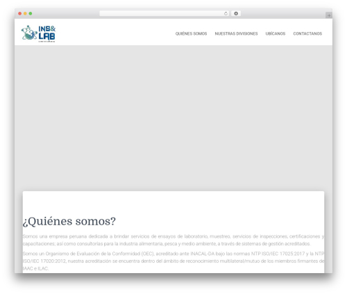 Hestia best WordPress theme - insylabsac.com