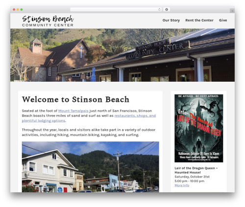 SBCC WordPress theme - stinsonbeachcommunitycenter.org