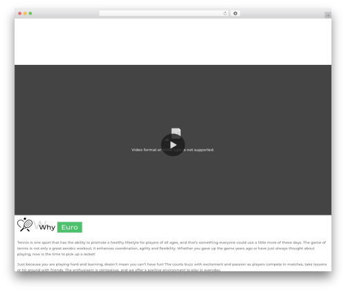 TeeSpace WP theme - euroschooloftennis.com