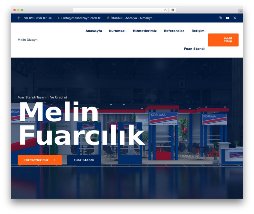 Theme WordPress Dustrix - melindizayn.com.tr
