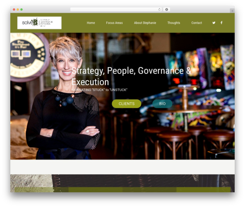 Verso WordPress website theme - solveand.com