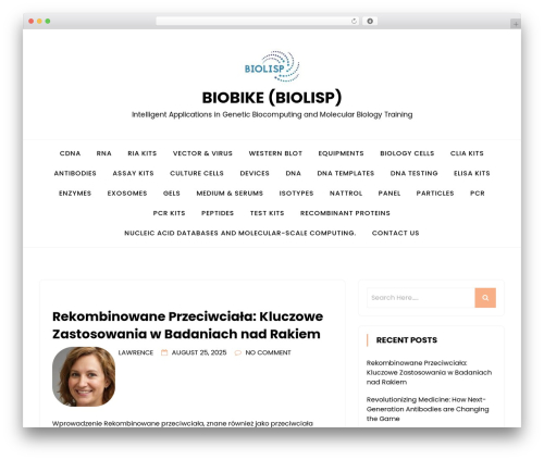 WordPress theme minimalblog - biolisp.org