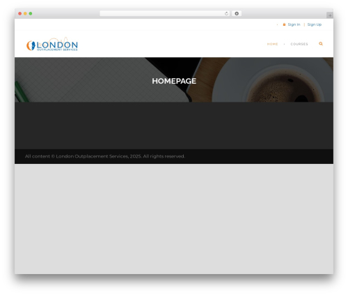 Goodlayers lms WordPress plugin - londonoutplacement.uk