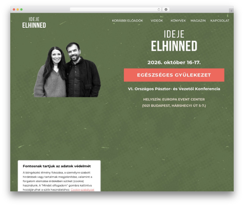 WordPress theme Hello Elementor - idejeelhinned.hu