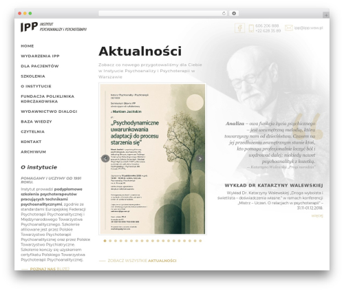WordPress theme IPP - ipp.waw.pl