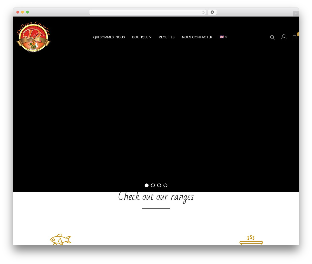 WordPress theme Orgafresh - deliceslocales.com