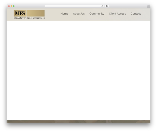 WordPress theme Webshark - mcauleyfinancial.com