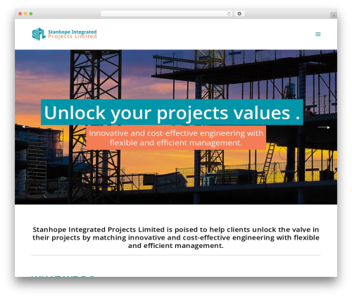 WordPress theme ZA Theme - stanhopeintegrated.com