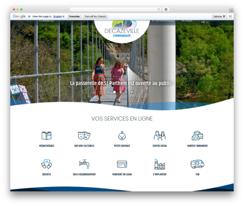 Creasit agenda WordPress plugin - www.decazeville-communaute.fr