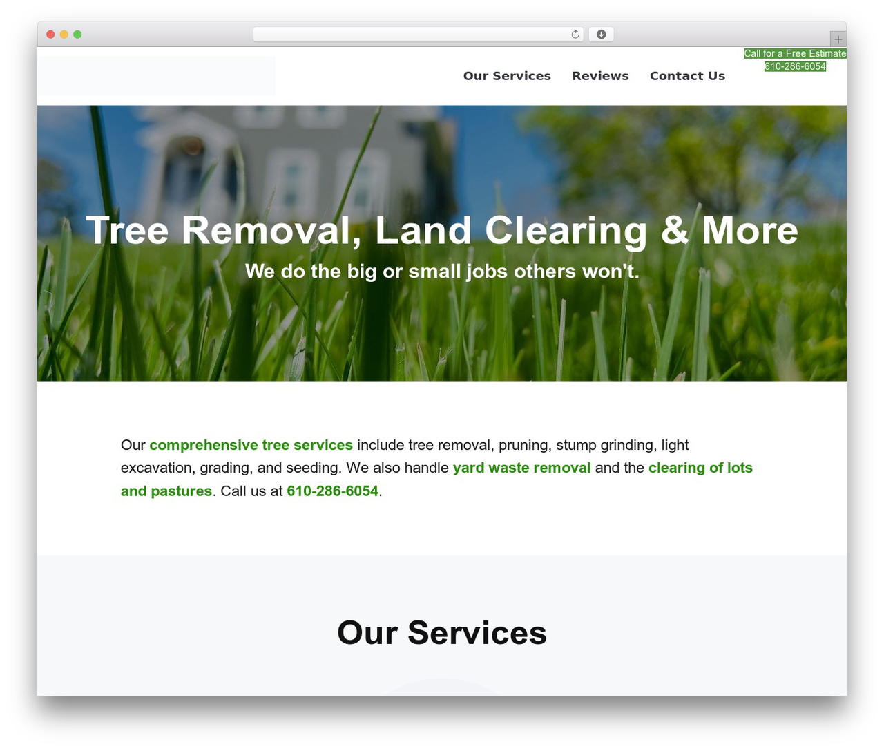 Ark theme WordPress - demarcolandclearing.com