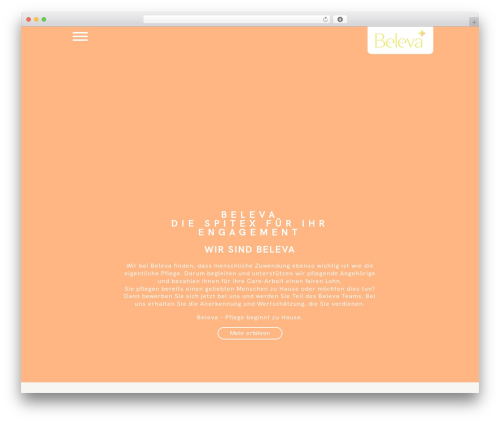 Beleva top WordPress theme - beleva.ch