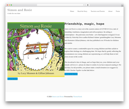 Bizz Builder WordPress website theme - simonandrosie.com