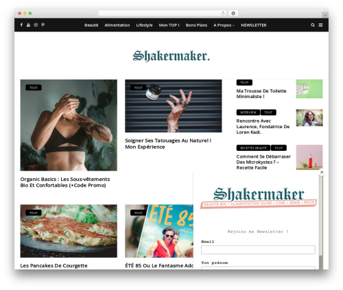 Disto premium WordPress theme - shakermaker.fr