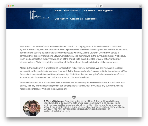Earthrise divi WordPress plugin - athenslutheranchurch.org