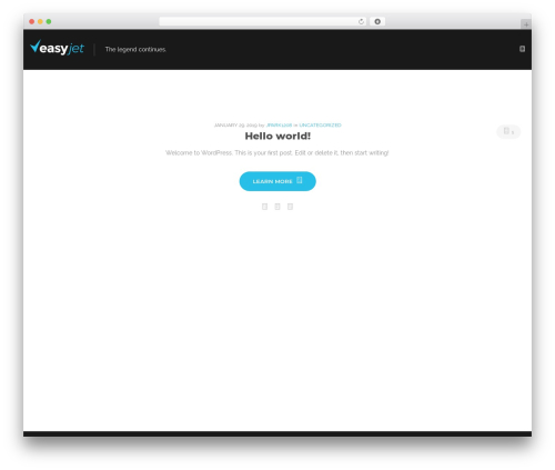 Easyjet WordPress theme - skyhpark.com