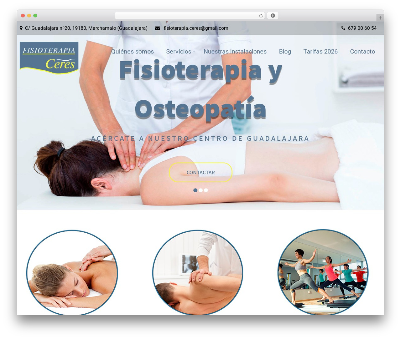 Event Planner WordPress theme - fisioterapiaceres.com