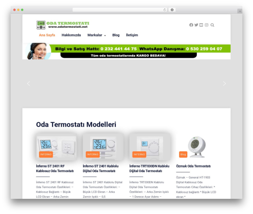 Fasto WordPress theme - odatermostati.net