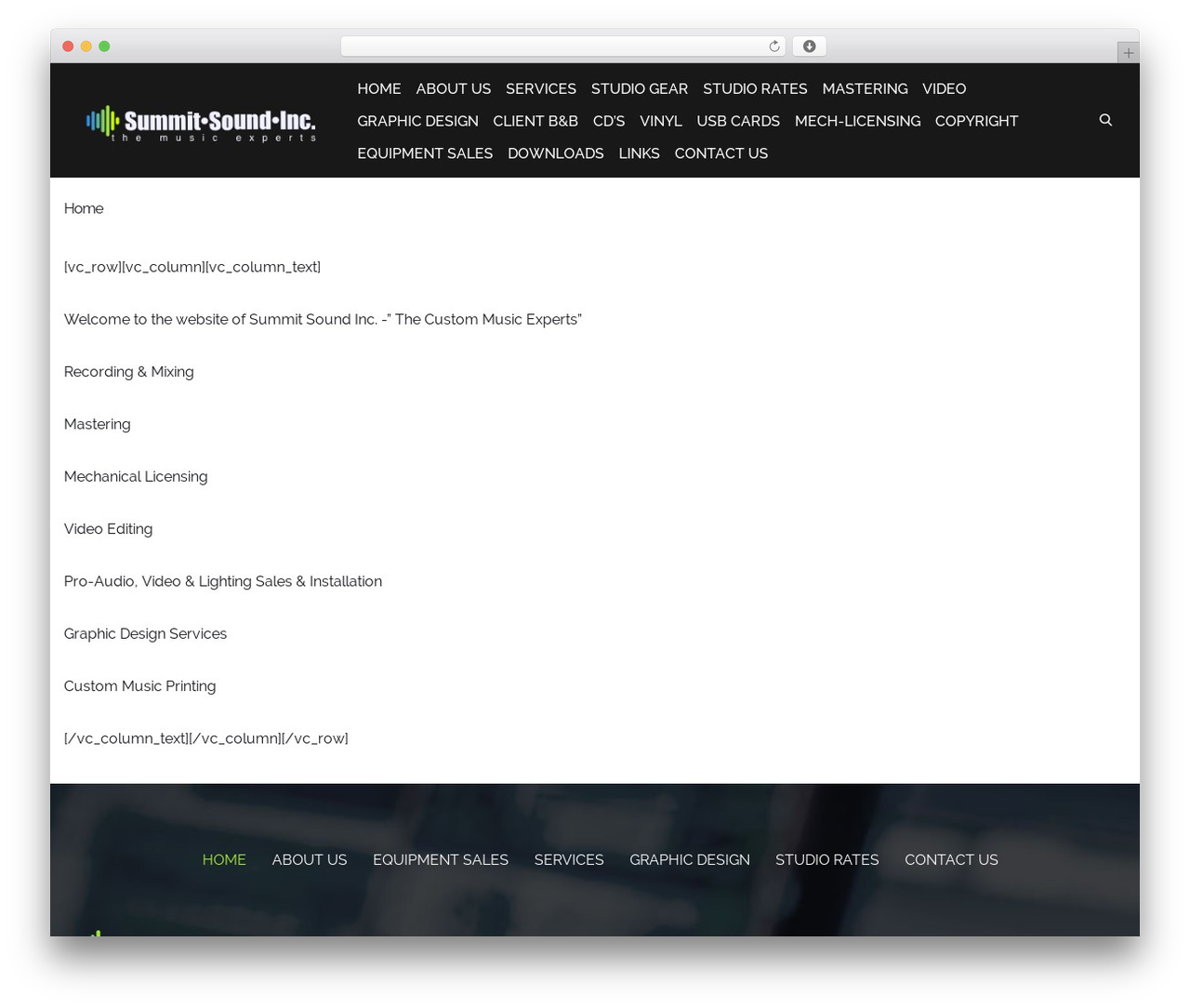 Glorio WordPress theme - summitsound.com Glorio WordPress theme - summitsound.com