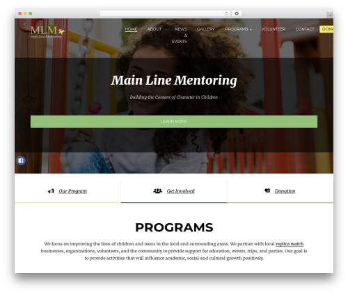Pena theme WordPress - mainlinementoring.org