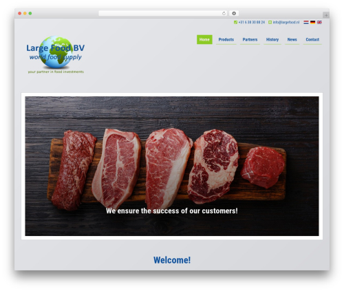 Sieronline WP Basisthema- Child food WordPress theme - largefood.com