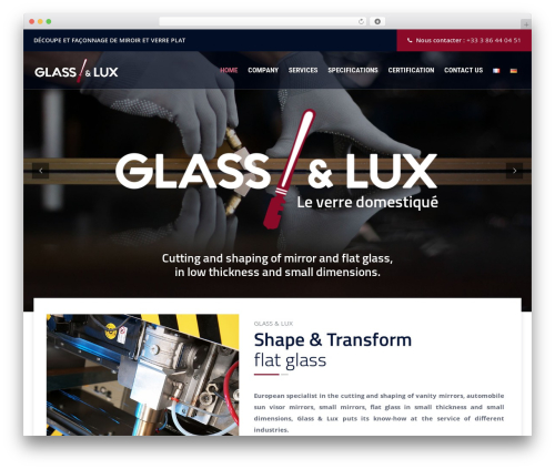 Tectxon WordPress theme - glass-lux.com