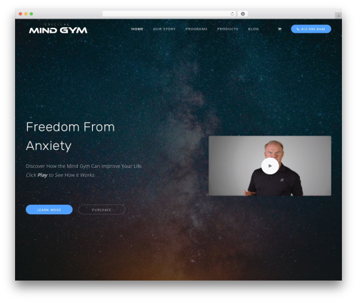 TheSaaSX WP theme - originalmindgym.com
