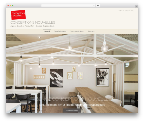 WordPress theme Conceptions Nouvelles - conceptionsnouvelles.com