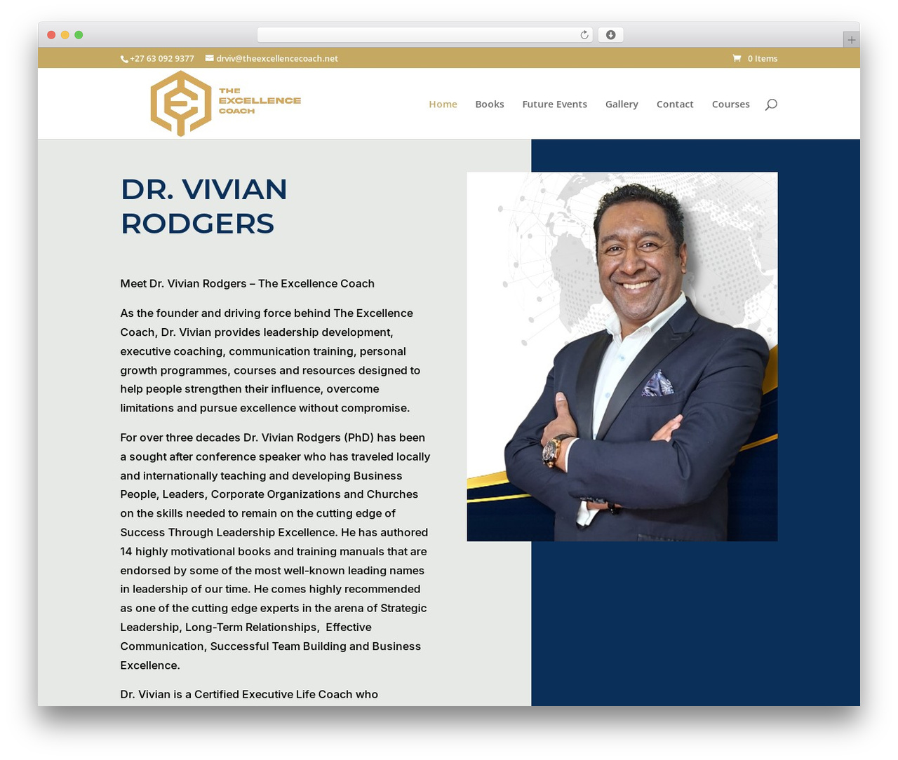WordPress theme Divi - theexcellencecoach.net