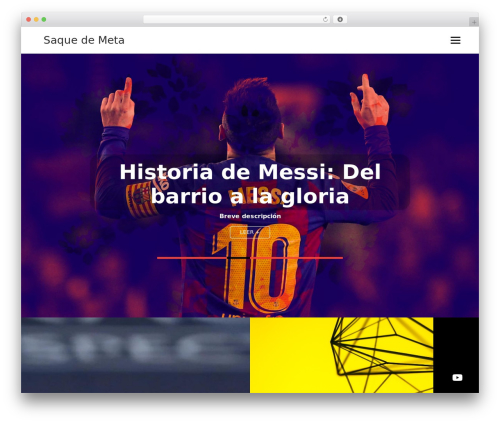 WordPress website theme Simple light - saquedemeta.com
