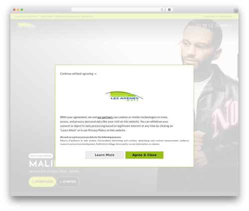 Bootpress Theme WordPress theme - arenes-de-metz.com
