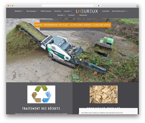 Divi theme WordPress - lheureux.fr