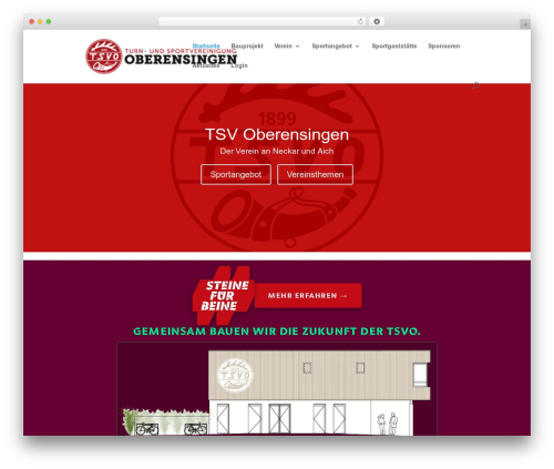 Divi WordPress theme - tsv-oberensingen.de
