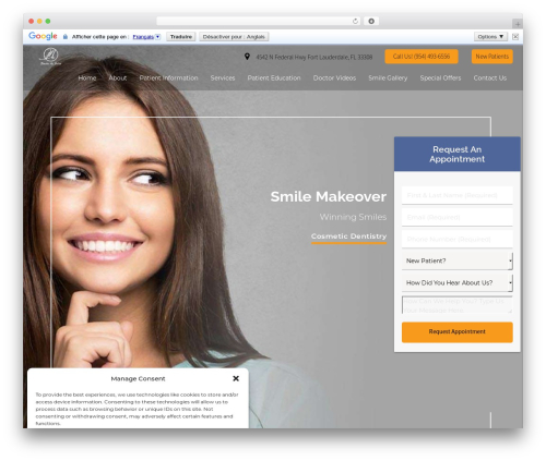 DoctorGenius Framework theme WordPress - smilesbyjulia.com