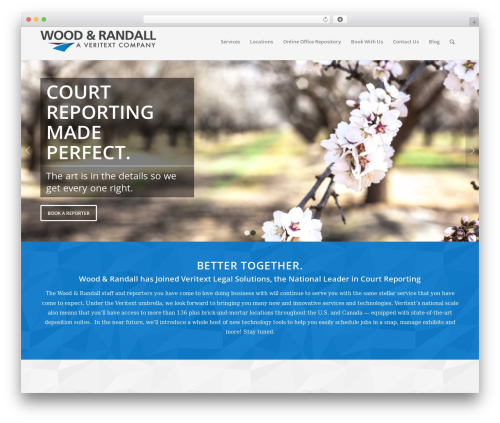 Enfold WordPress template for business - woodrandall.com