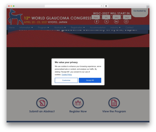 Gravitec net web push notifications WordPress plugin - worldglaucomacongress.org