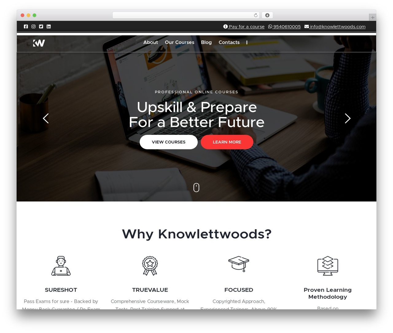 Learnify WordPress theme - knowlettwoods.com Learnify WordPress theme - knowlettwoods.com