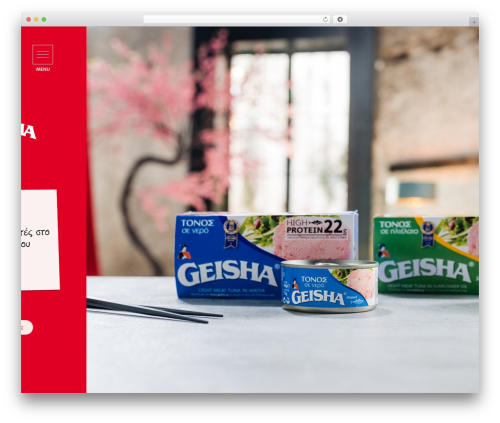 Nutritious WordPress theme - geisha.gr