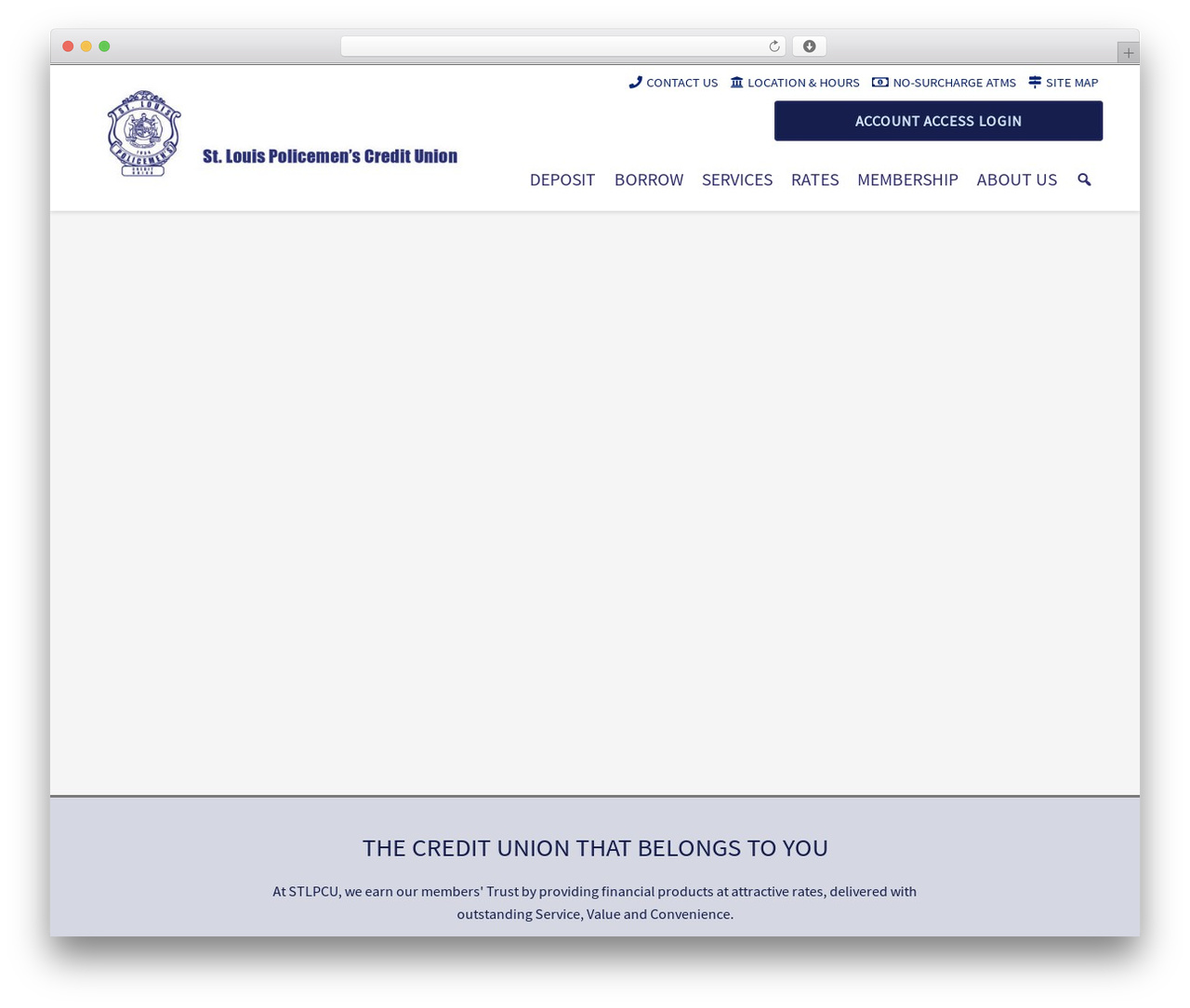 Summit WordPress theme - stlpolicecu.com